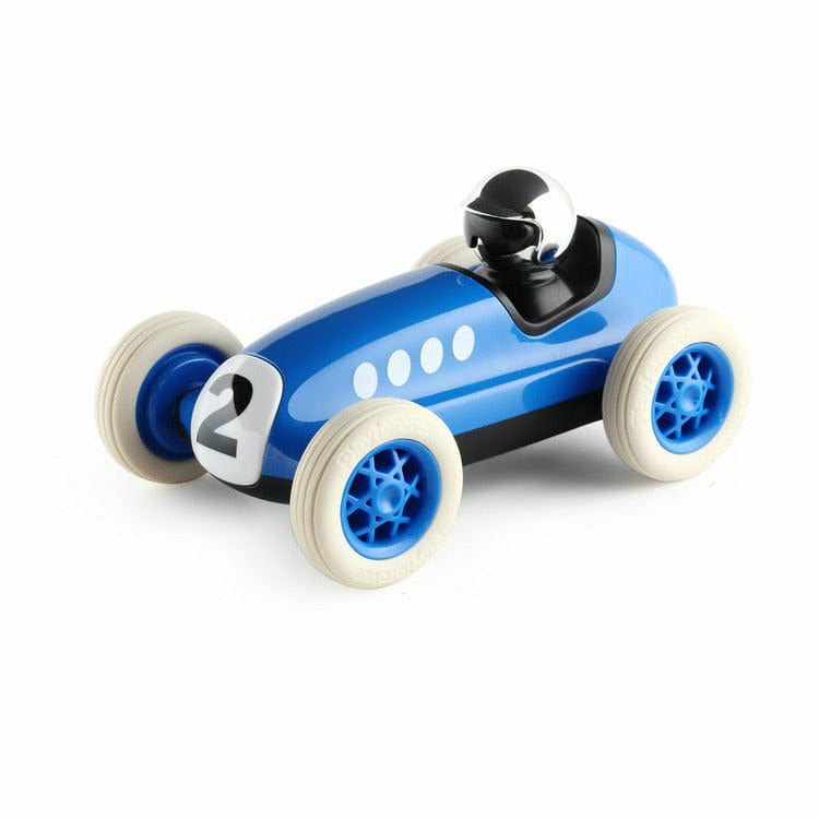 blue car